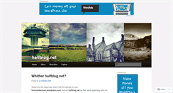 Desktop Screenshot of halfblog.net